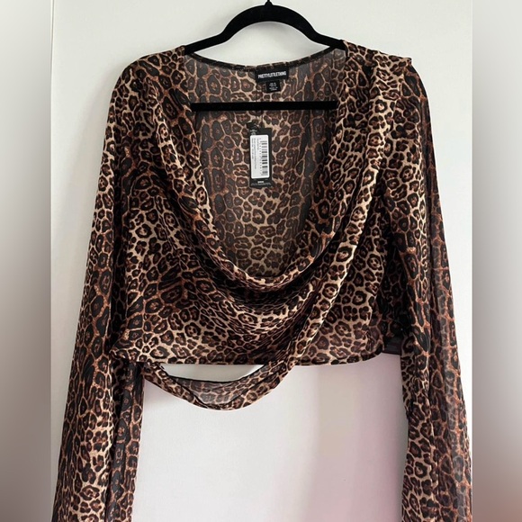 PrettyLittleThing bikini top & bikini top cover set - Picture 4 of 5